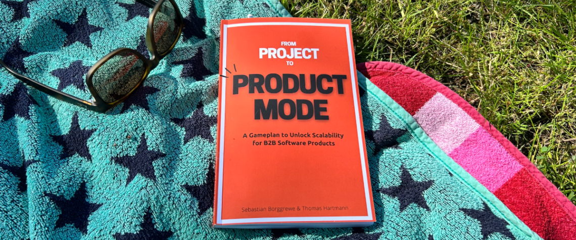 buch cover from project to product mode hartmann borggrewe