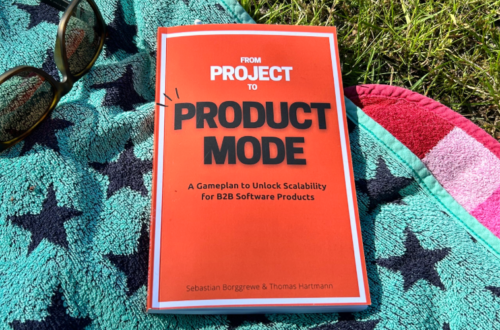 buch cover from project to product mode hartmann borggrewe